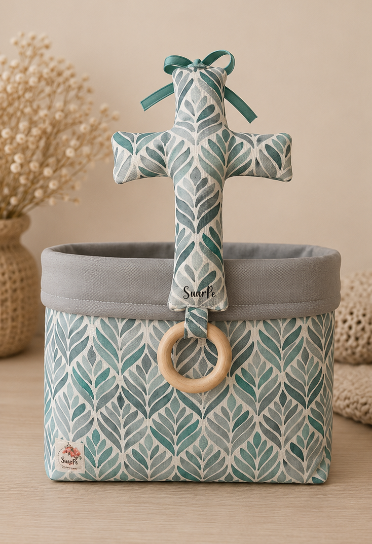 Cesta Esperanza Mustela | Cesta de pañales personalizada | Suarpe Creaciones